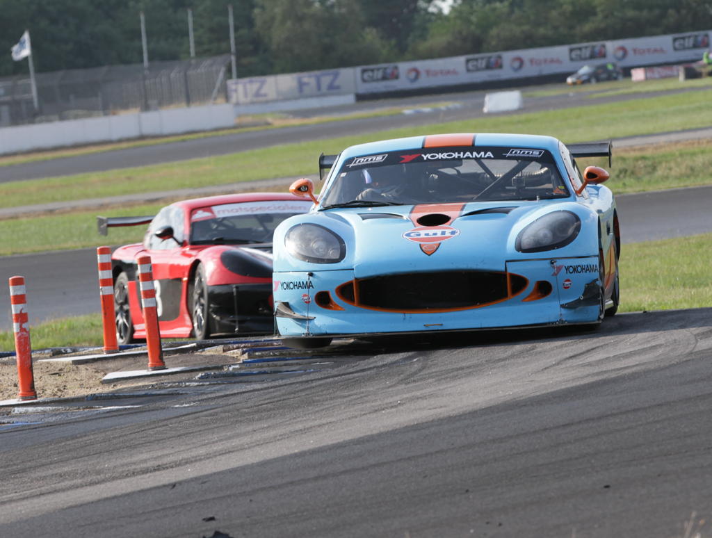 Andre Falkenhaug var hurtigst i sin Ginetta G50
(Foto: Motorsporten.dk)